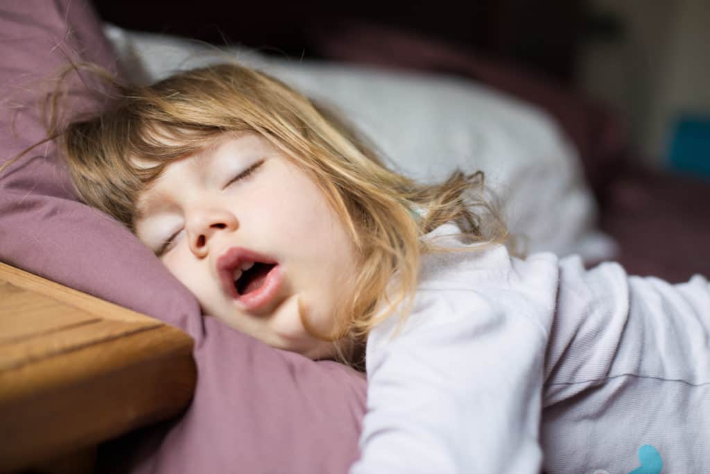 wellness orthodontics sleeping girl mouth breather